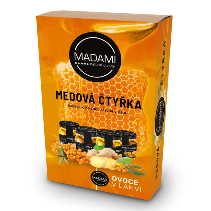 Madami Medová čtyřka 4x68 g